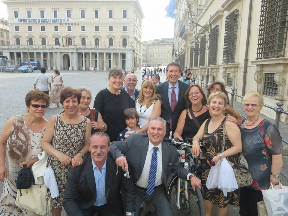 Amelia Schiavello  con il Sindaco di Roma - Ignazio Marino